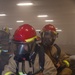 USS Ronald Reagan (CVN 76) Sailors participate in a damage control training drill