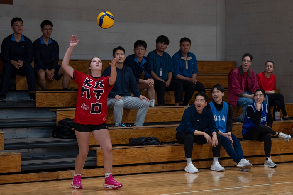 Camaraderie through sports: Osan AB intel communities host sports day