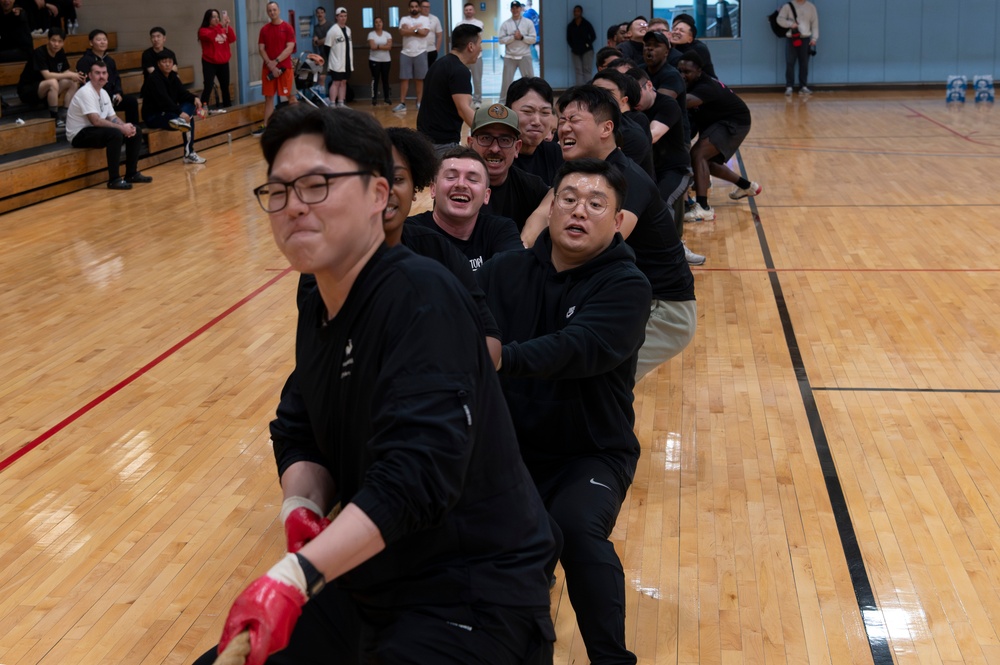 Camaraderie through sports: Osan AB intel communities host sports day