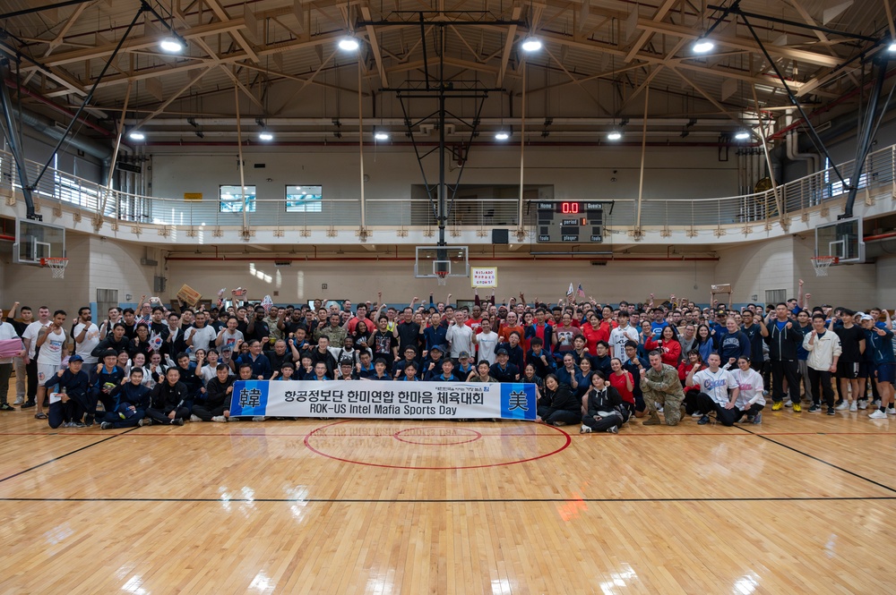 Camaraderie through sports: Osan AB intel communities host sports day