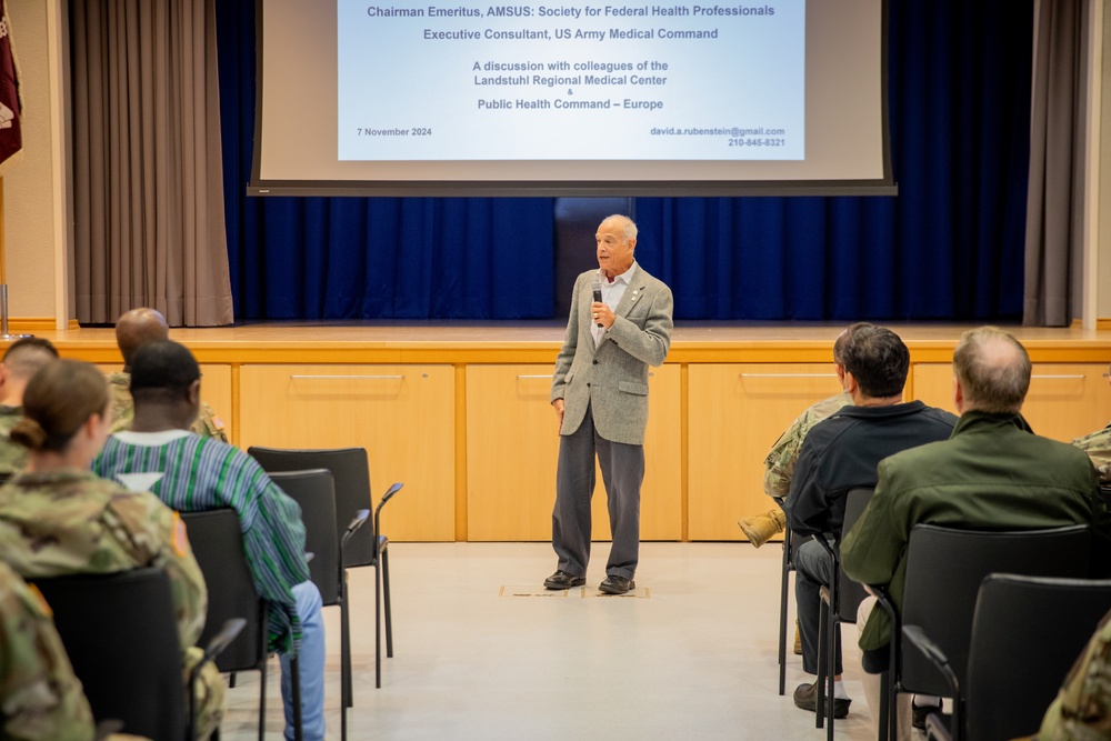 Retired Major General David Rubenstein Visits LRMC