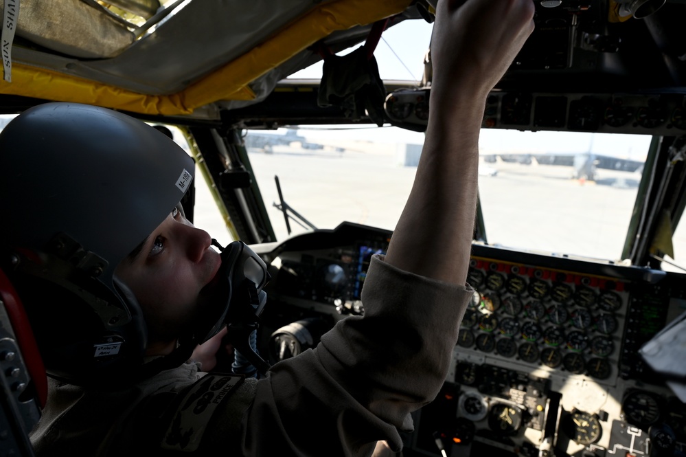 U.S. B-52 Stratofortress strategic bombers integrate with allies, partners during bomber task force flight over CENTCOM