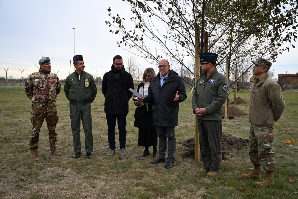 Aviano celebrates Arbor Day