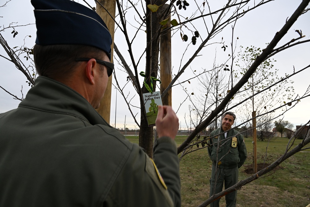 Aviano celebrates Arbor Day