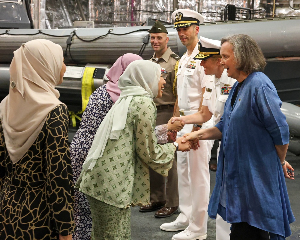 CARAT Brunei 2024: U.S. Hosted Reception Aboard USS Omaha