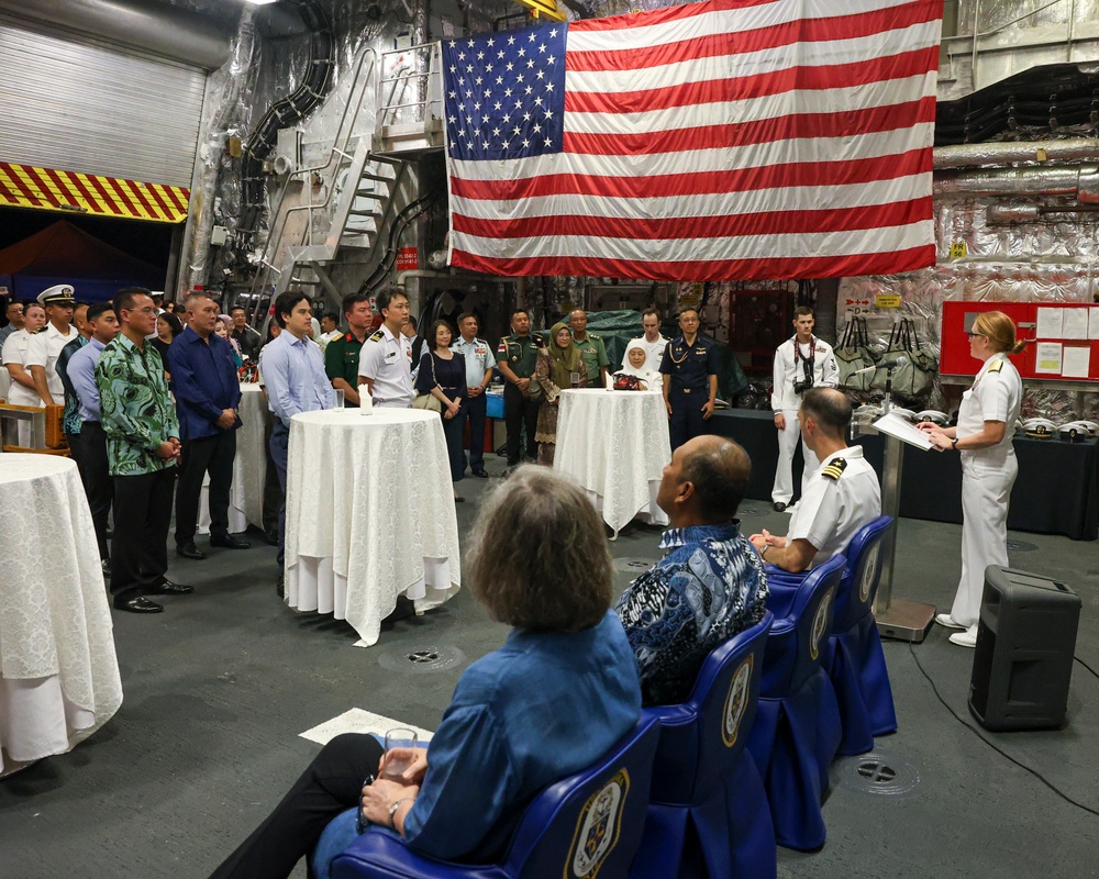 CARAT Brunei 2024: U.S. Hosted Reception Aboard USS Omaha