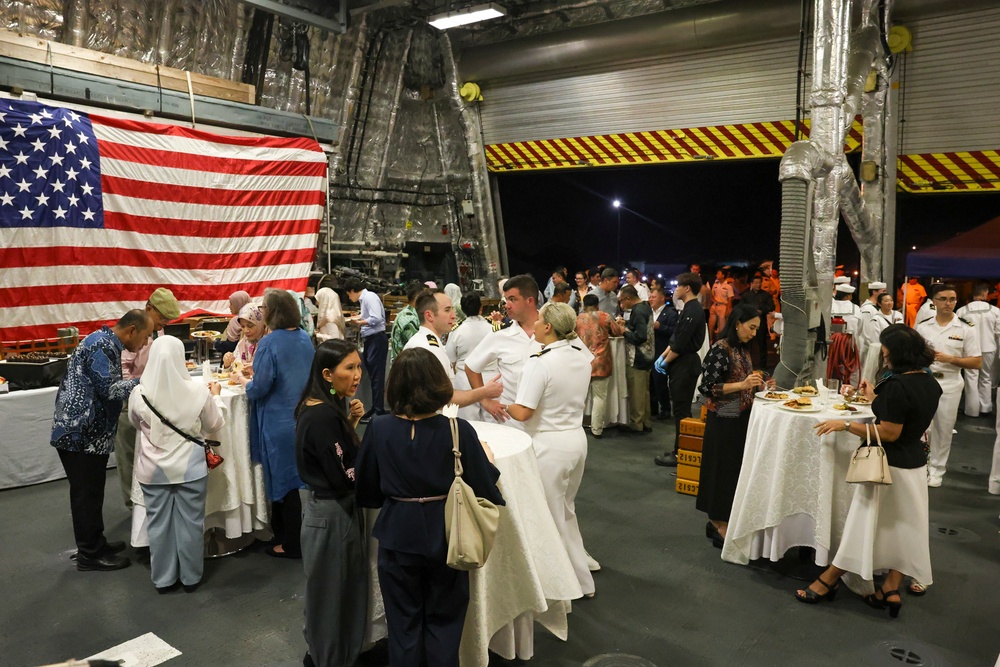 CARAT Brunei 2024: U.S. Hosted Reception Aboard USS Omaha