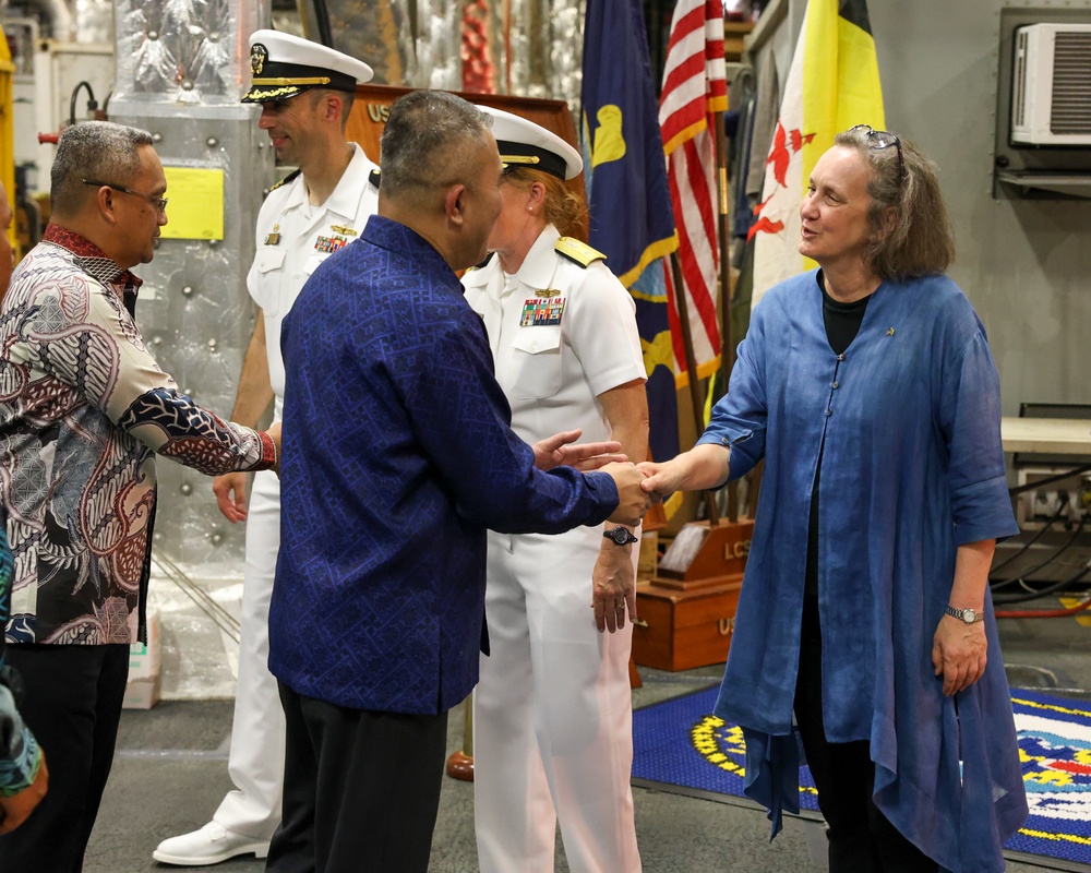 CARAT Brunei 2024: U.S. Hosted Reception Aboard USS Omaha