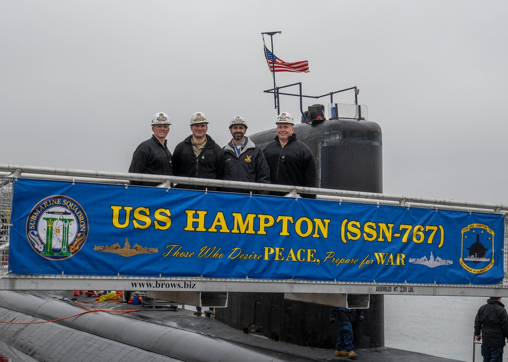 USS Hampton (SSN 767) Arrives at Portsmouth Naval Shipyard