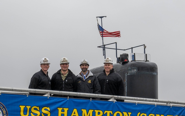 USS Hampton (SSN 767) Arrives at Portsmouth Naval Shipyard