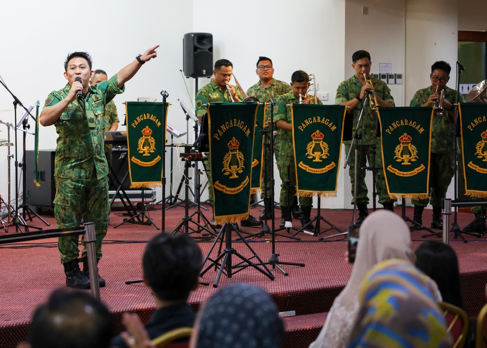 CARAT Brunei 2024: U.S. 7th Fleet Band performs alongside the Royal Brunei Armed Forces Band