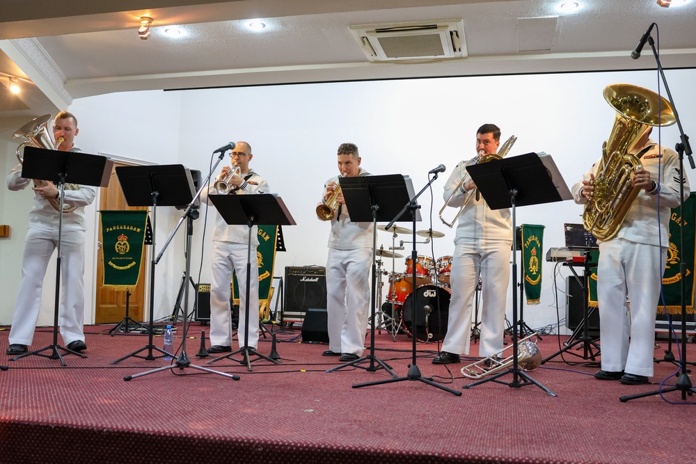 CARAT Brunei 2024: U.S. 7th Fleet Band performs alongside the Royal Brunei Armed Forces Band