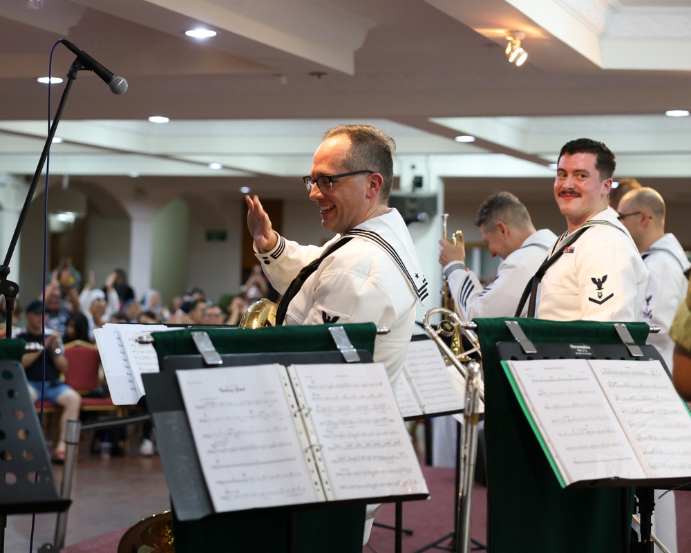 CARAT Brunei 2024: U.S. 7th Fleet Band performs alongside the Royal Brunei Armed Forces Band