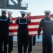 A Burial-at-Sea ceremony is conducted aboard USS Carl Vinson (CVN 70)