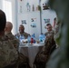 U.S. and partnered soldiers have lunch at the Romanian Dining Facility