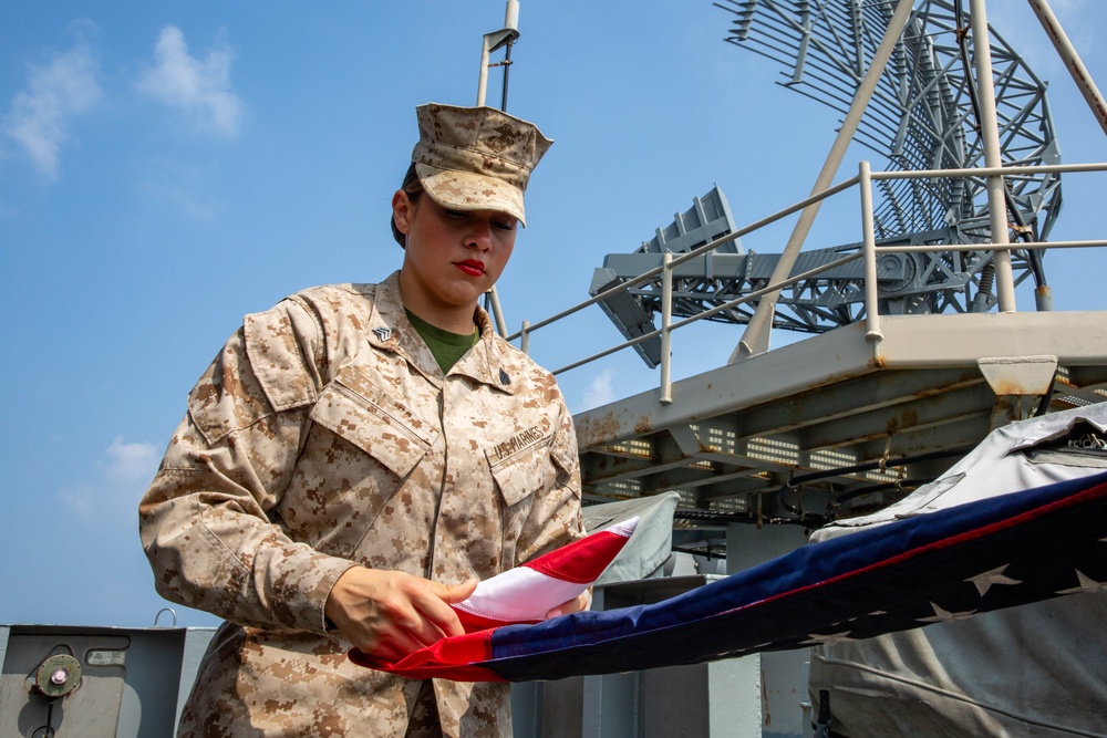 Abraham Lincoln celebrates the Marine Corps Birthday