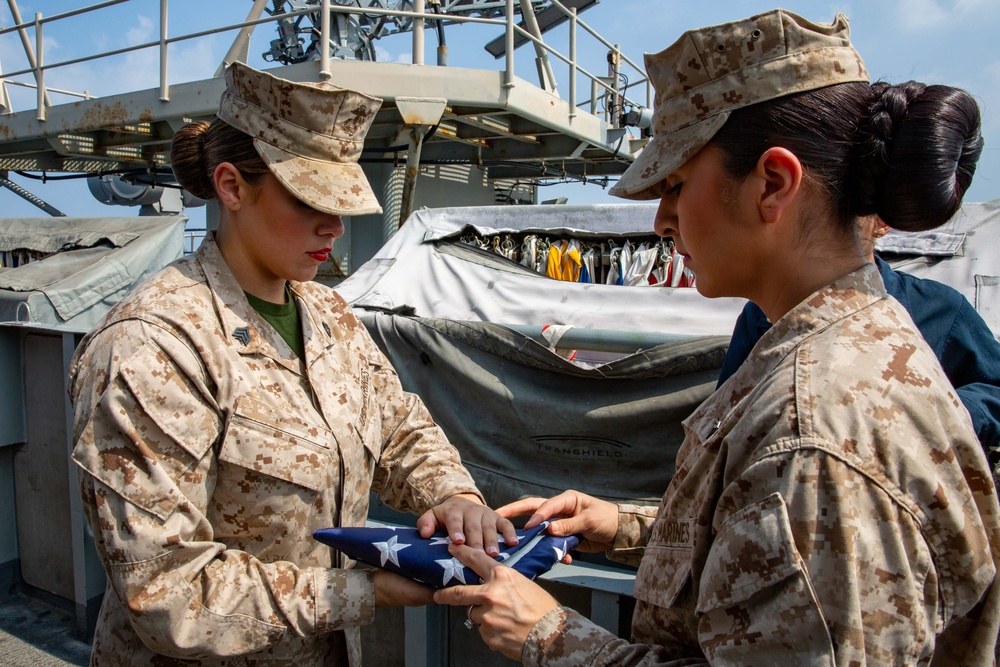 Abraham Lincoln celebrates the Marine Corps Birthday