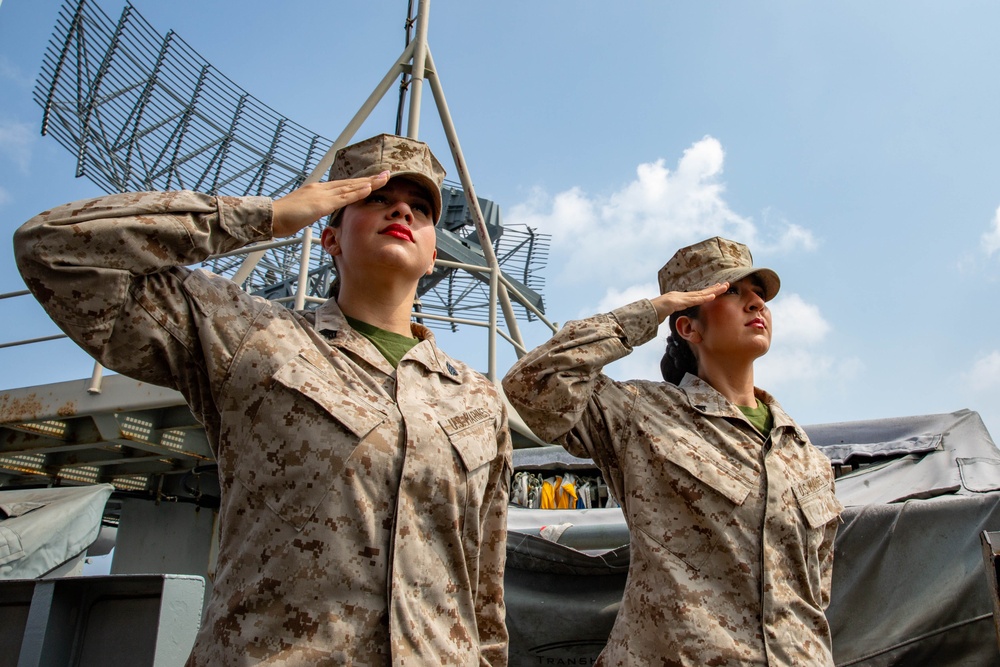 Abraham Lincoln celebrates the Marine Corps Birthday