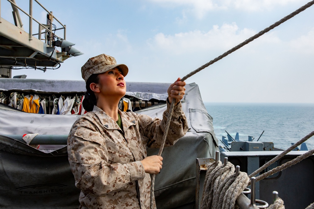 Abraham Lincoln celebrates the Marine Corps Birthday