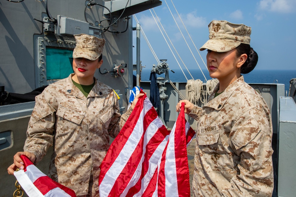 Abraham Lincoln celebrates the Marine Corps Birthday