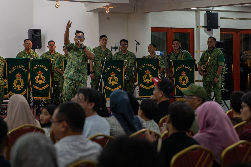 CARAT Brunei 2024: U.S. 7th Fleet Band performs alongside the Royal Brunei Armed Forces Band