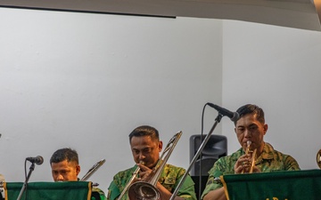 CARAT Brunei 2024: U.S. 7th Fleet Band performs alongside the Royal Brunei Armed Forces Band