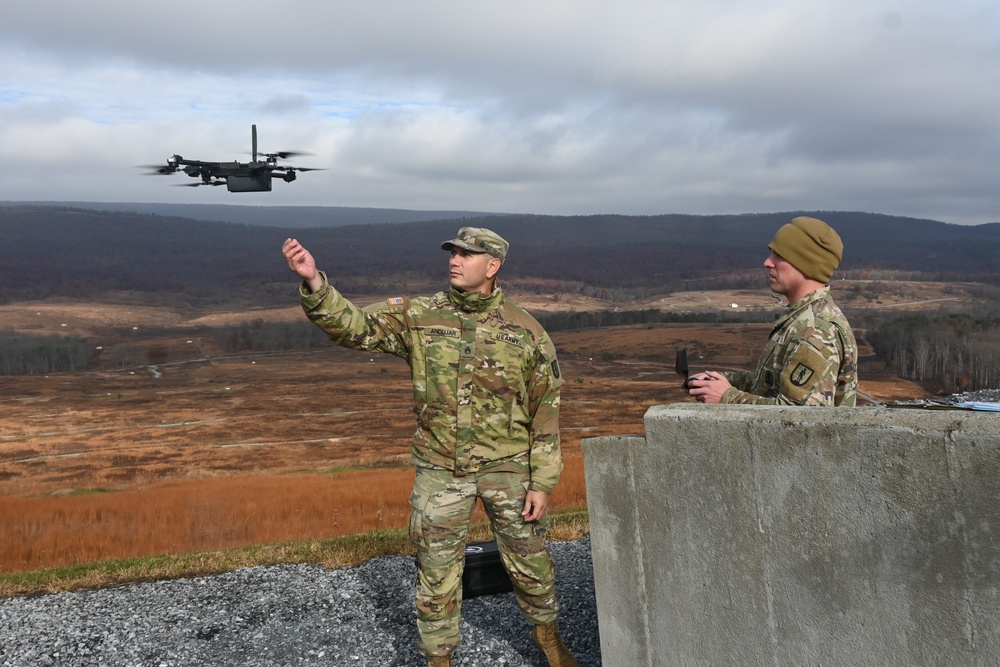 166th Regiment – RTI instructors use drones to call for artillery fire