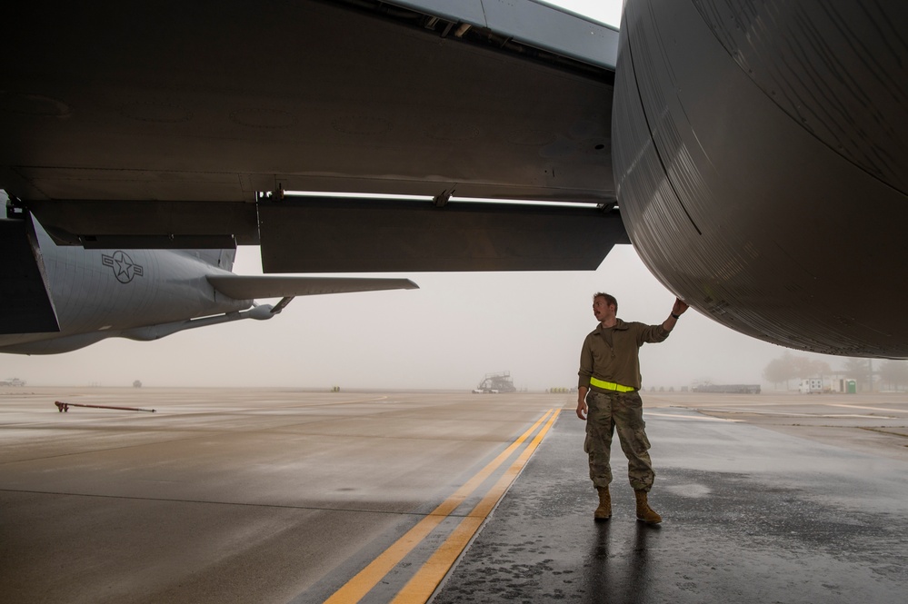 Fog on the flightline