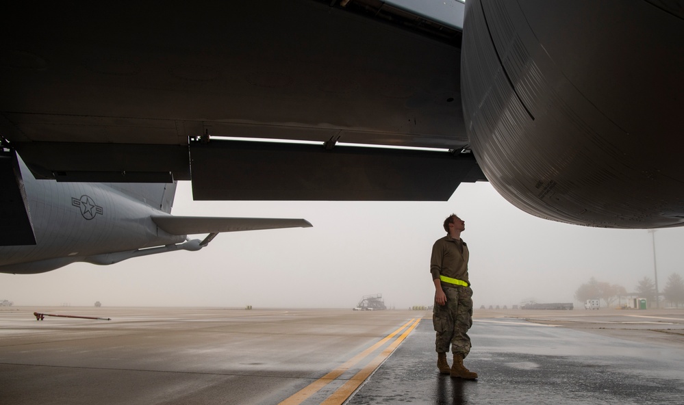 Fog on the flightline