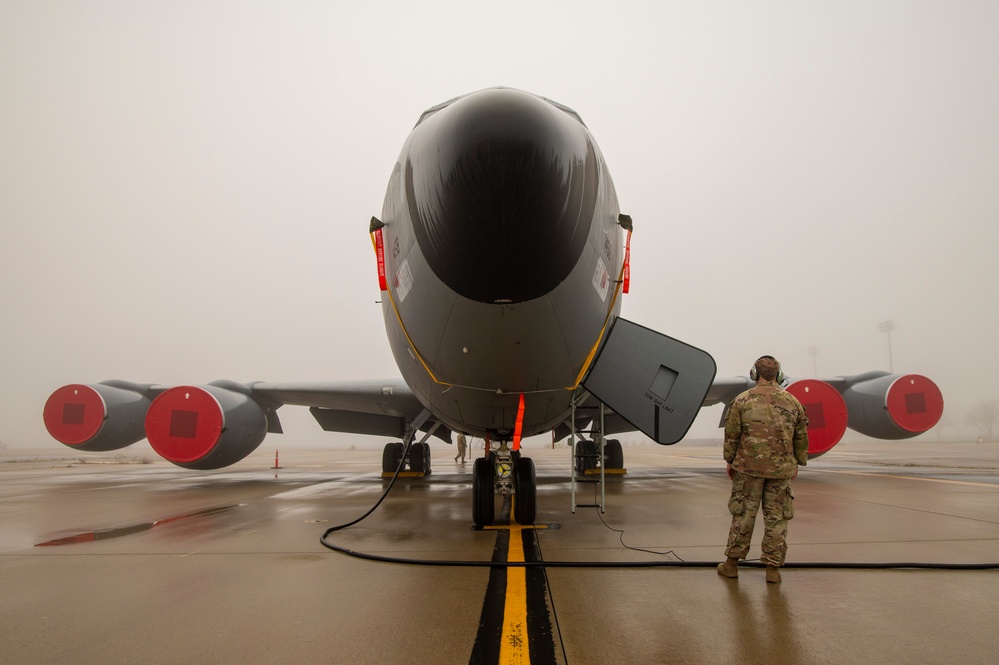 Fog on the flightline