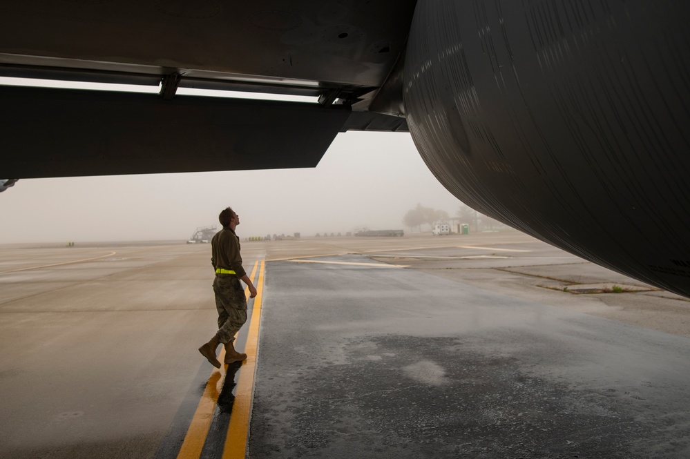 Fog on the flightline