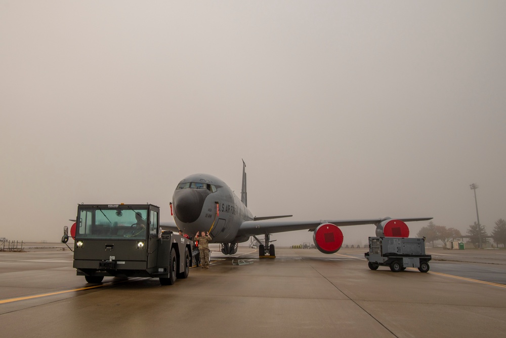 Fog on the flightline