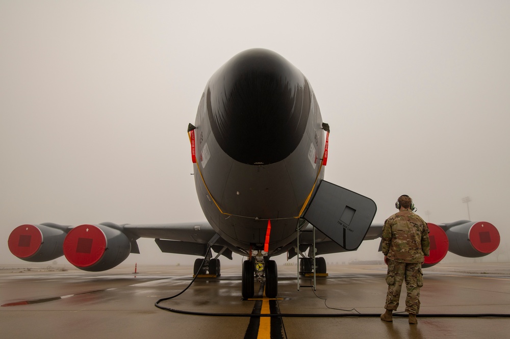 Fog on the flightline