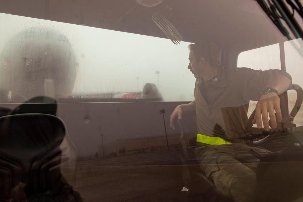 Fog on the flightline