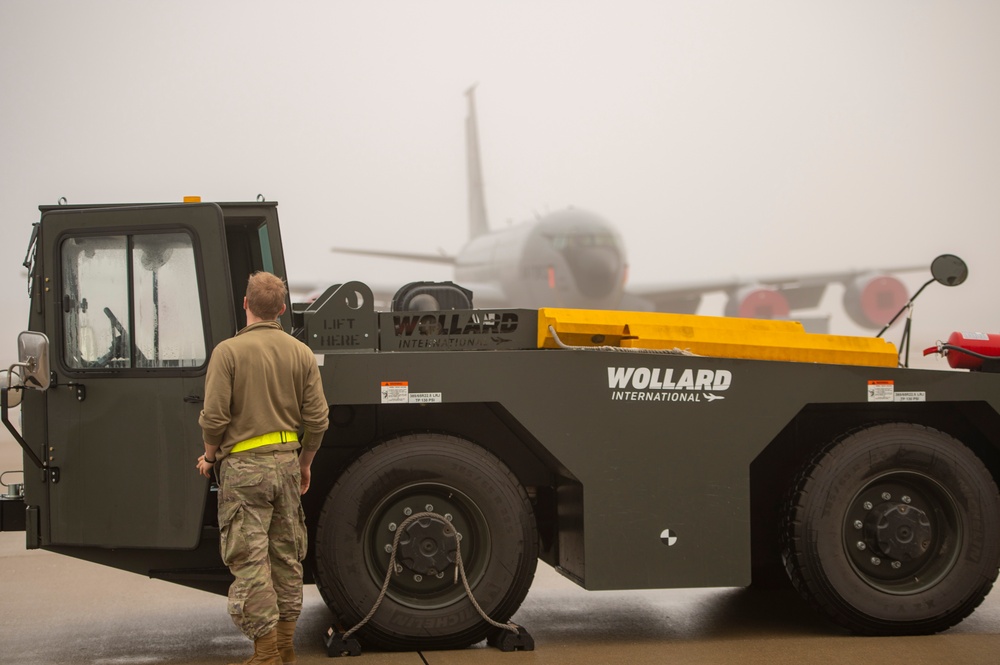 Fog on the flightline