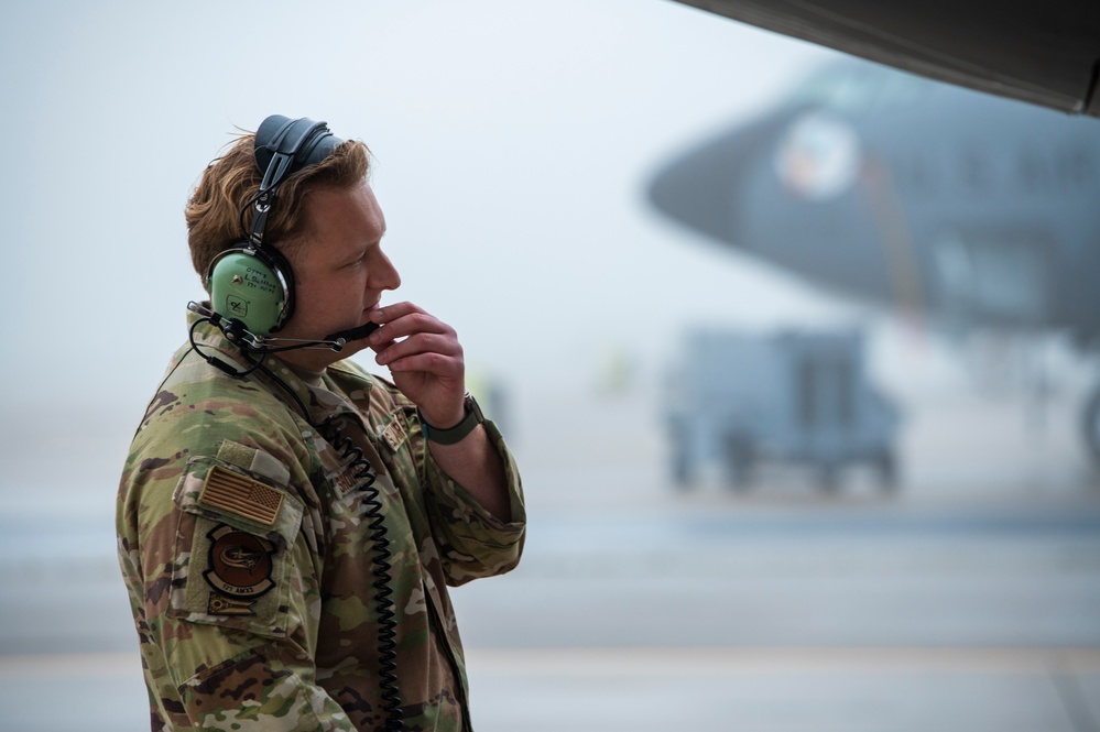 Fog on the flightline