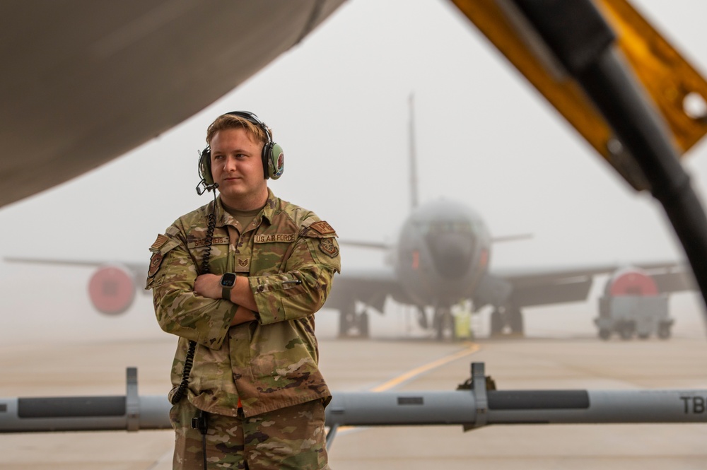 Fog on the flightline