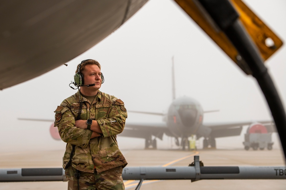 Fog on the flightline