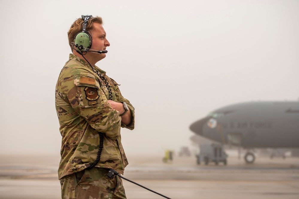 Fog on the flightline