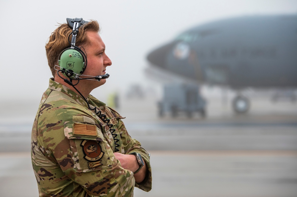 Fog on the flightline