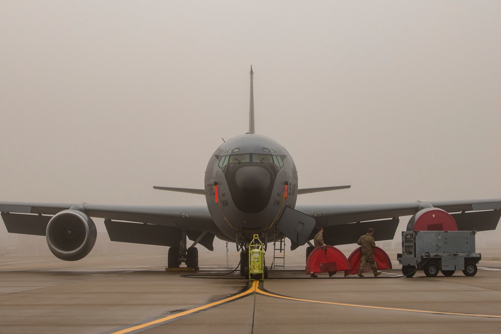 Fog on the flightline