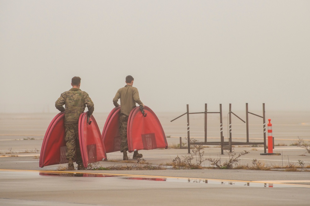 Fog on the flightline