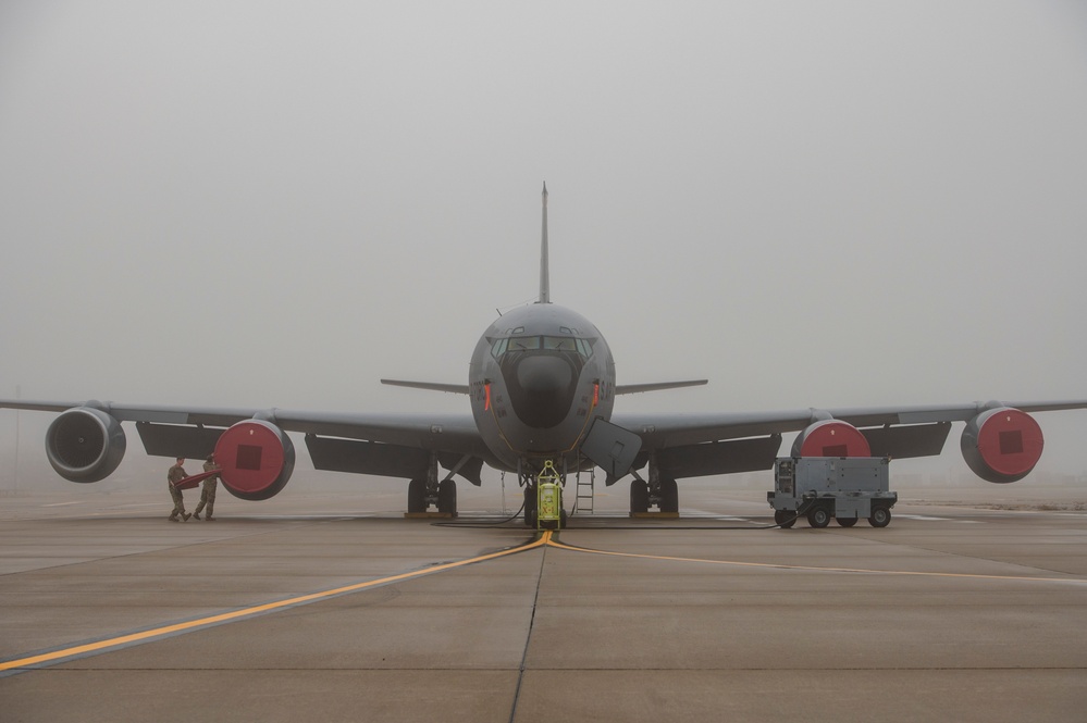 Fog on the flightline