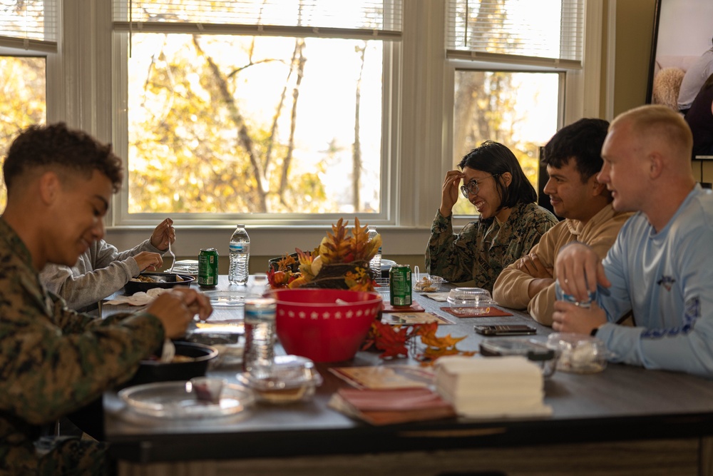 SMP hosts Thanksgiving lunch on Quantico