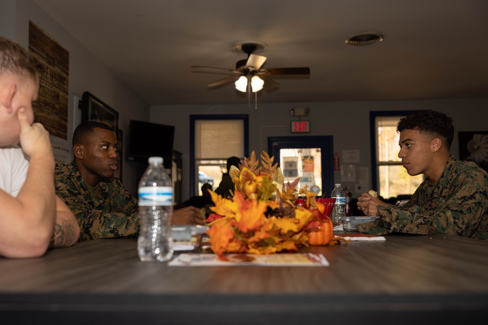 SMP hosts Thanksgiving lunch on Quantico