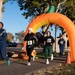 Trotting to the finish line at the Kirtland Turkey Trot