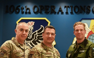 Sweden Makes First State Partnership Visit to the 106th Rescue Wing