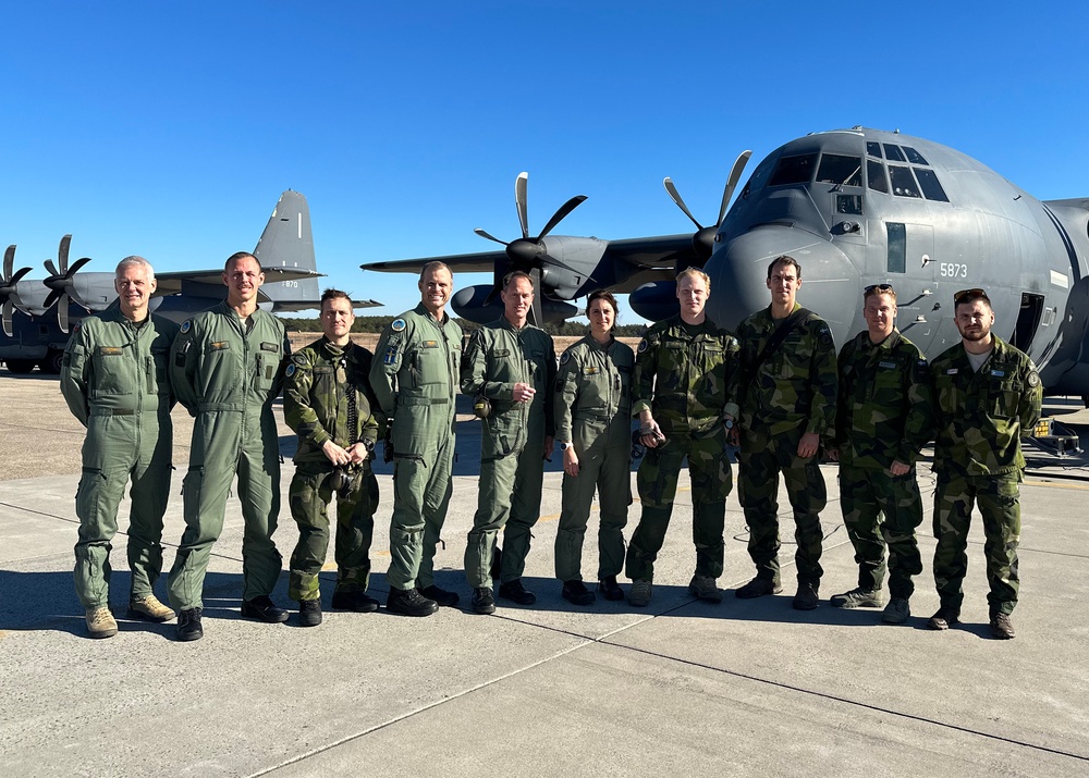 Sweden Makes First State Partnership Visit to the 106th Rescue Wing