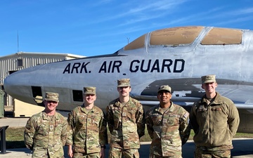 University of Arkansas ROTC Cadets Tour 188th Wing Domestic Response Capabilities