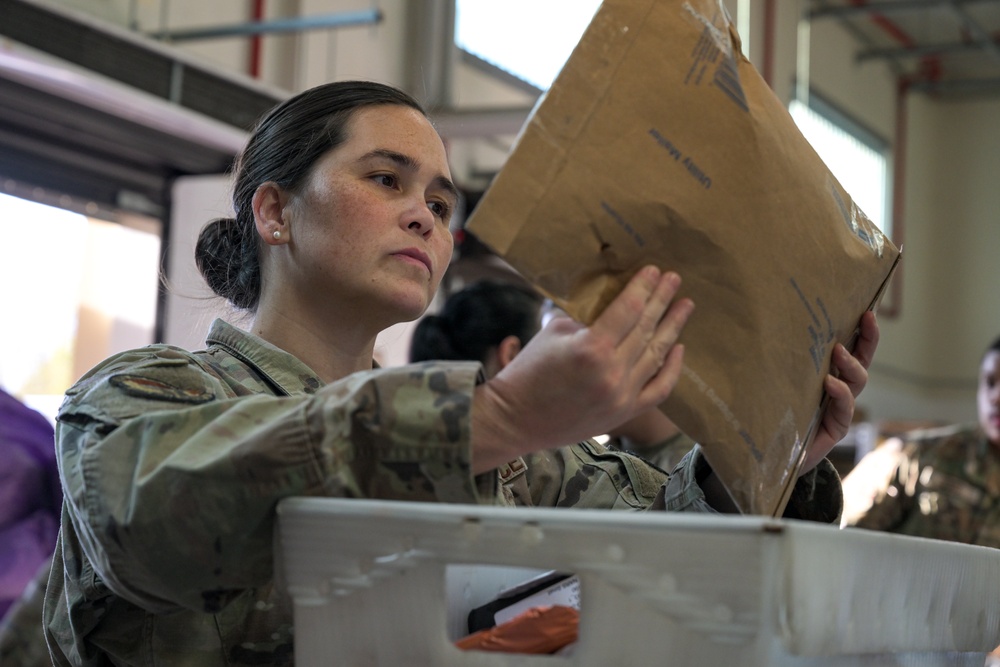 Aviano Post Office Prepares for Holidays